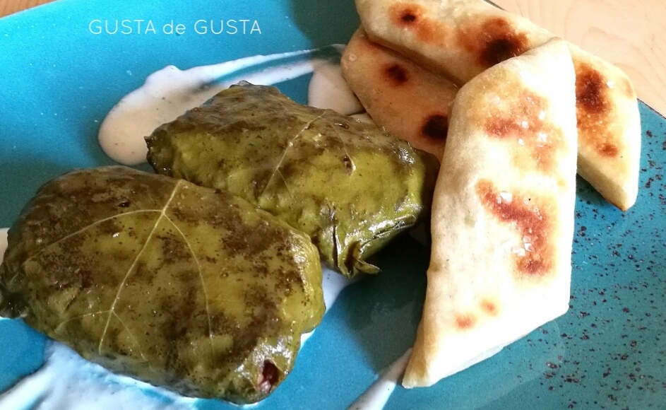 Ricetta Involtini con foglie di vite