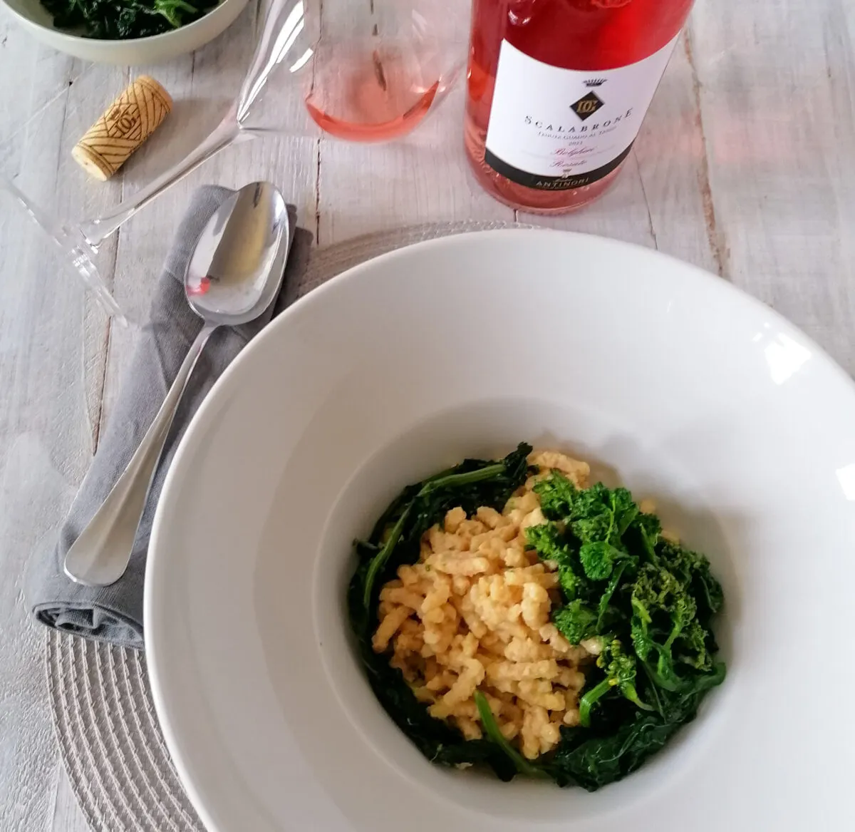 Passatelli con cime di rapa